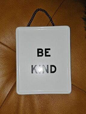 Hearth & Hand White "BE KIND" Wall Sign